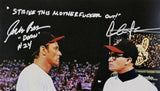 Charlie Sheen/Corbin Bernsen Autographed 11x14 Major League Photo- Beckett Auth *