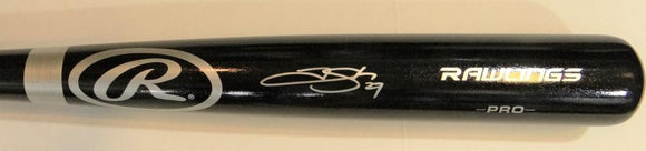 Trevor Story Autographed Black Rawlings Pro Baseball Bat - JSA Witnessed