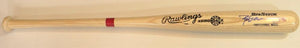 Rod Carew Autographed Blonde Rawlings Adirondak Pro Baseball Bat w/HOF - JSA Auth *Blue
