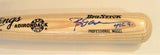 Rod Carew Autographed Blonde Rawlings Adirondak Pro Baseball Bat w/HOF - JSA Auth *Blue