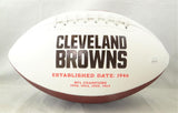 Odell Beckham Autographed Cleveland Browns Logo Football- JSA W Auth