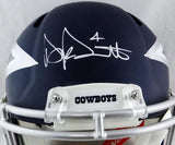 Dak Prescott Autographed Cowboys F/S AMP Speed Authentic Helmet - Beckett Auth *White