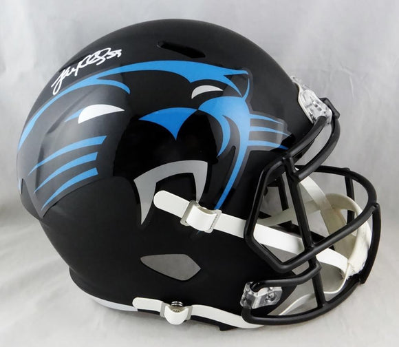 Luke Kuechly Autographed Carolina Panthers F/S AMP Speed Helmet- Beckett Auth *White