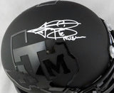 Johnny Manziel Heisman Signed A&M Aggies BlK Schutt Mini Helmet- JSA W Auth *W