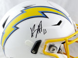 Keenan Allen Autographed Los Angeles Chargers Full Size SpeedFlex Helmet- Beckett Auth