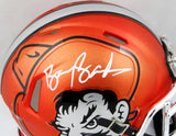Barry Sanders Autographed Oklahoma State Cowboys 'Pistol Pete' Mini Helmet- JSA W Auth *White