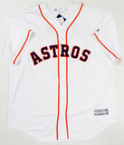 George Springer Autographed Houston Astros White Majestic Jersey w/ Insc - Beckett Auth