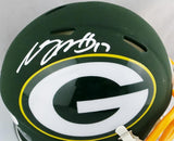 Davante Adams Autographed Green Bay Packers AMP Speed Mini Helmet- JSA W Auth *White