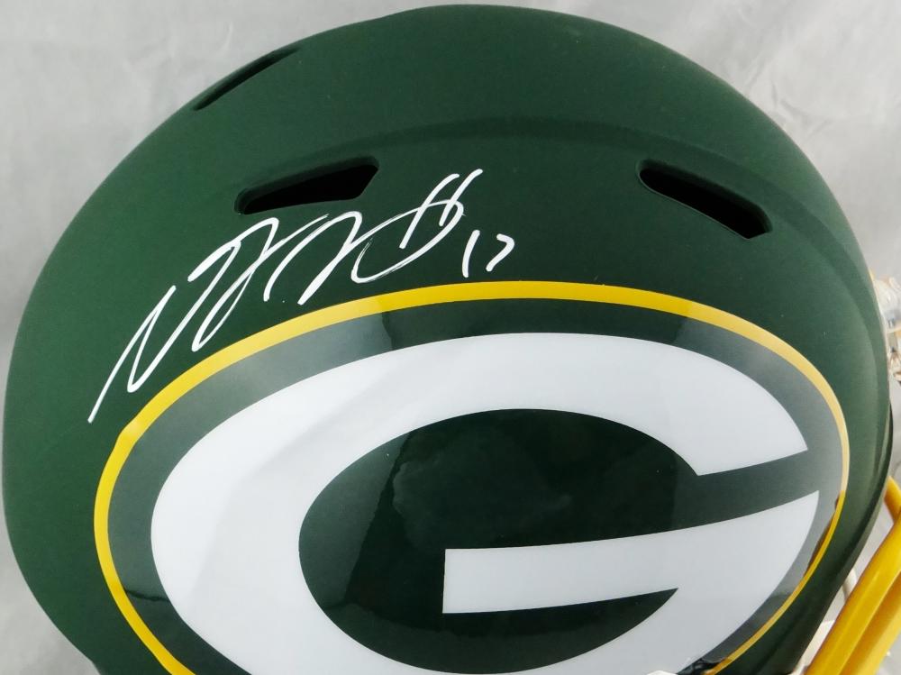 Shop Davante Adams Autographed Green Bay Packers AMP Replica Helmet JSA