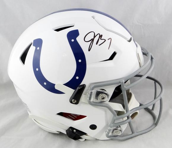 Jacoby Brissett Autographed F/S Colts SpeedFlex Authentic Helmet- JSA W Auth *Black