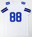 Michael Irvin Autographed White Pro Style Jersey - Beckett Authentication *R8
