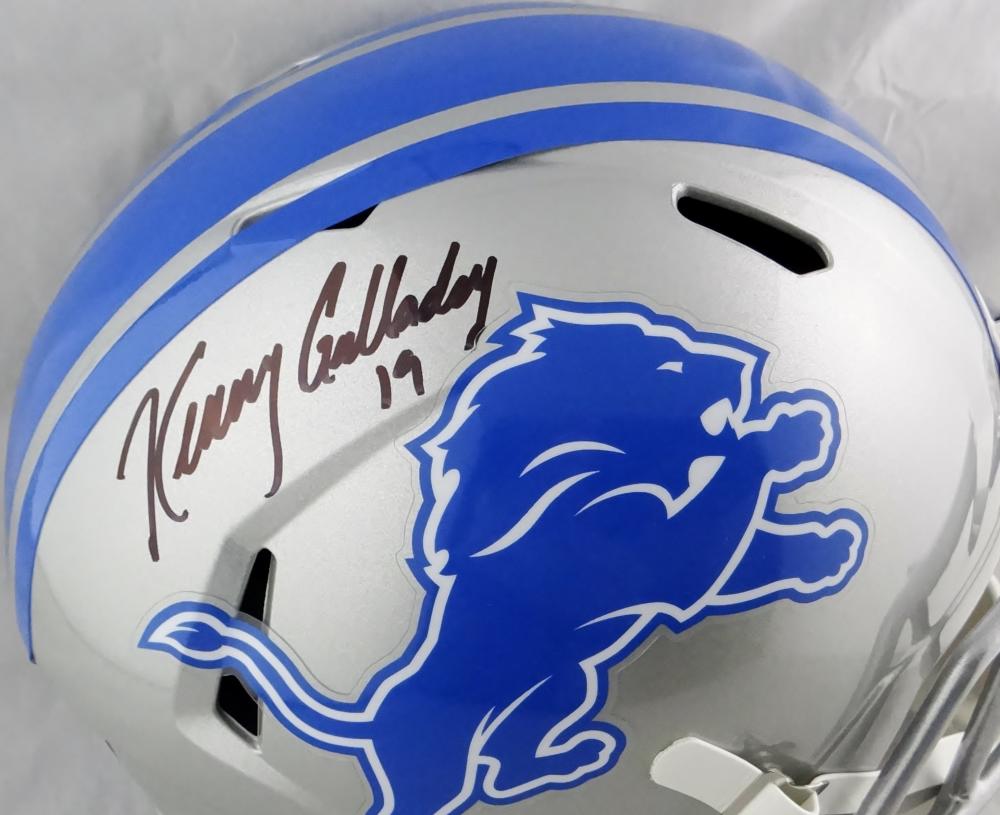 Kenny Golladay Autographed Detroit Lions F/s Speedflex Helmet- Jsa