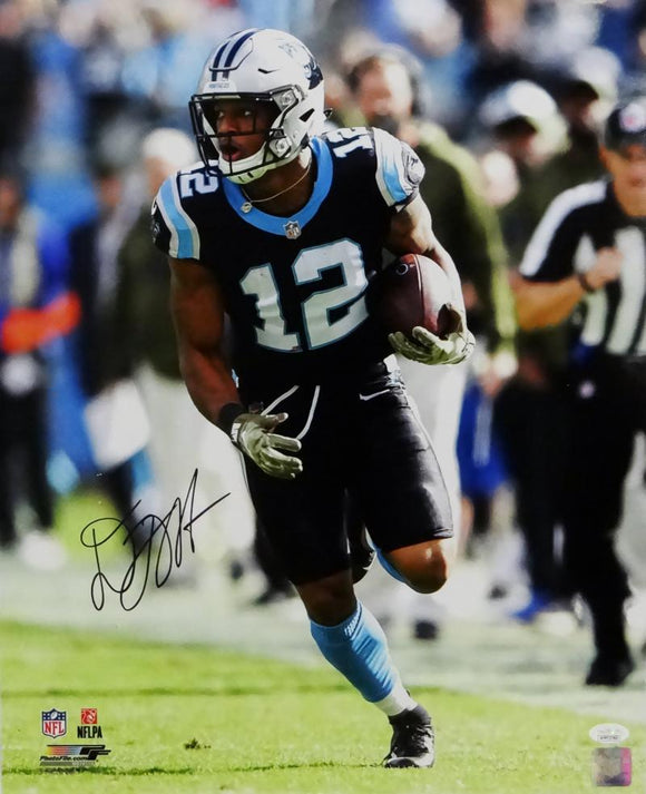 DJ Moore Autographed Carolina Panthers 16x20 Running PF Photo- JSA W Auth *Black Image 1