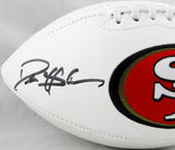 Deion Sanders Autographed San Francisco 49ers Logo Football- Beckett Auth *Black
