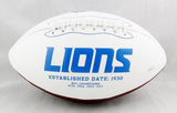Kenny Golladay Autographed Detroit Lions Logo Football - JSA W Auth *Black