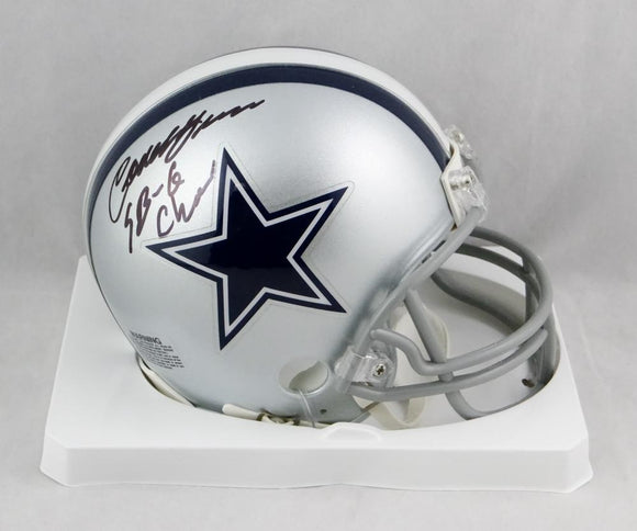 Cornell Green Autographed Dallas Cowboys Mini Helmet w/SB Champs- Jersey Source Auth