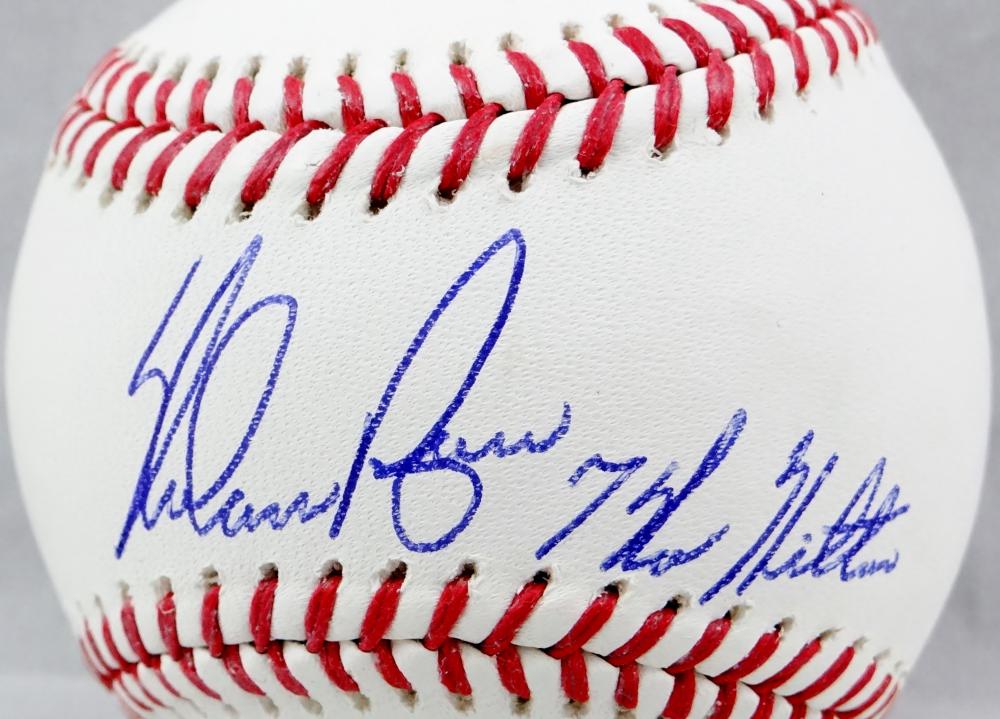 Nolan Ryan Autographed Baseball with 7 No-Hitters Inscription