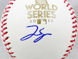 George Springer Autographed World Series Rawlings OML Baseball - JSA W Auth *Blue