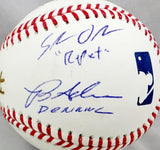 The Sandlot Autographed Sandlot Baseball w/ Babe Ruth - Beckett Auth