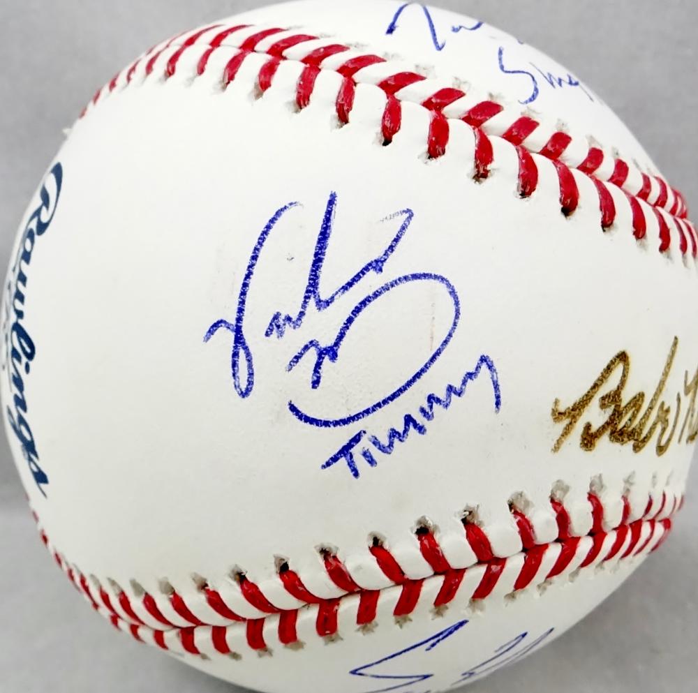 The Sandlot Cast Autographed Custom Baseball Jersey - 6 Signatures - Beckett