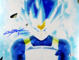 Christopher Sabat Autographed 11x14 Dragon Ball Z Vegeta Photo - Beckett Auth *Blue