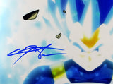 Christopher Sabat Autographed 11x14 Dragon Ball Z Vegeta Photo - Beckett Auth *Blue