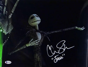 Chris Sarandon Signed Nightmare Before Christmas 11x14 "Jack" Photo- Beckett Auth *White