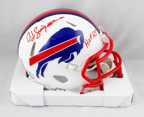 OJ Simpson Authentic Autographed Buffalo Bills Logo Football