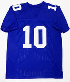 Eli Manning Autographed Blue Pro Style Jersey- JSA Authenticated