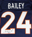 Champ Bailey Autographed Blue Pro Style Jersey w/ HOF - Beckett Auth *Bottom 2