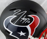 DeAndre Hopkins Autographed Texans Flat Black Speed F/S Helmet - JSA W Auth *W