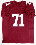 Coach Herman Boone Autographed Maroon College Style Jersey w/Insc - JSA W Auth *1