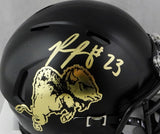Phillip Lindsay Signed Colorado Chrome Buffalo Mini Helmet- JSA W Auth *Gold