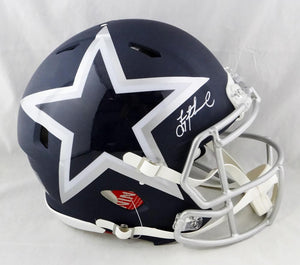 Troy Aikman Autographed Dallas Cowboys F/S AMP Speed Authentic Helmet- Beckett Auth