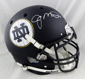 Joe Montana Autographed Notre Dame Alt Navy Schutt Authentic F/S Helmet- Beckett Auth *White