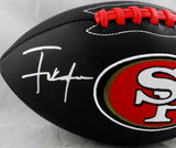 Frank Gore Autographed San Francisco 49ers Black Logo Football- JSA Auth *Silver