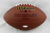 Ray Lewis Autographed Wilson NFL Super Grip Football - JSA W Auth *Silver