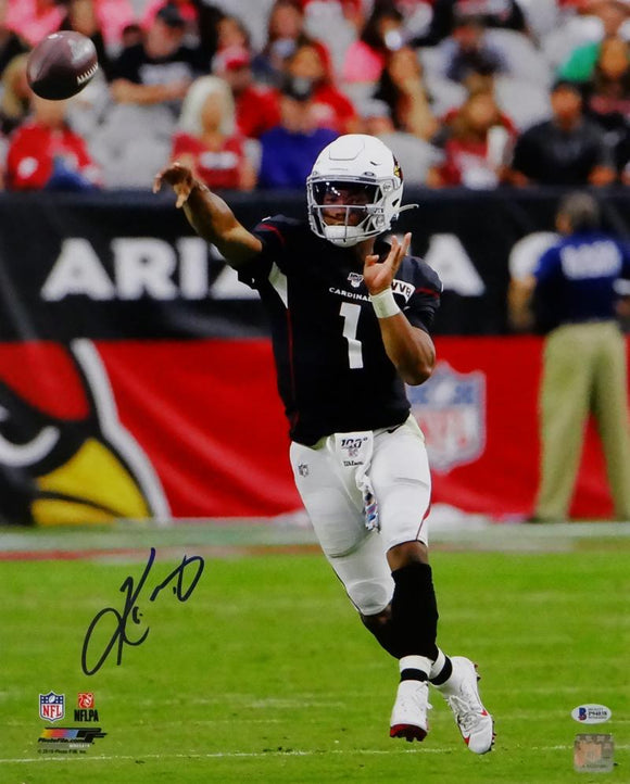 Kyler Murray Autographed Arizona Cardinals 16x20 PF Passing Black