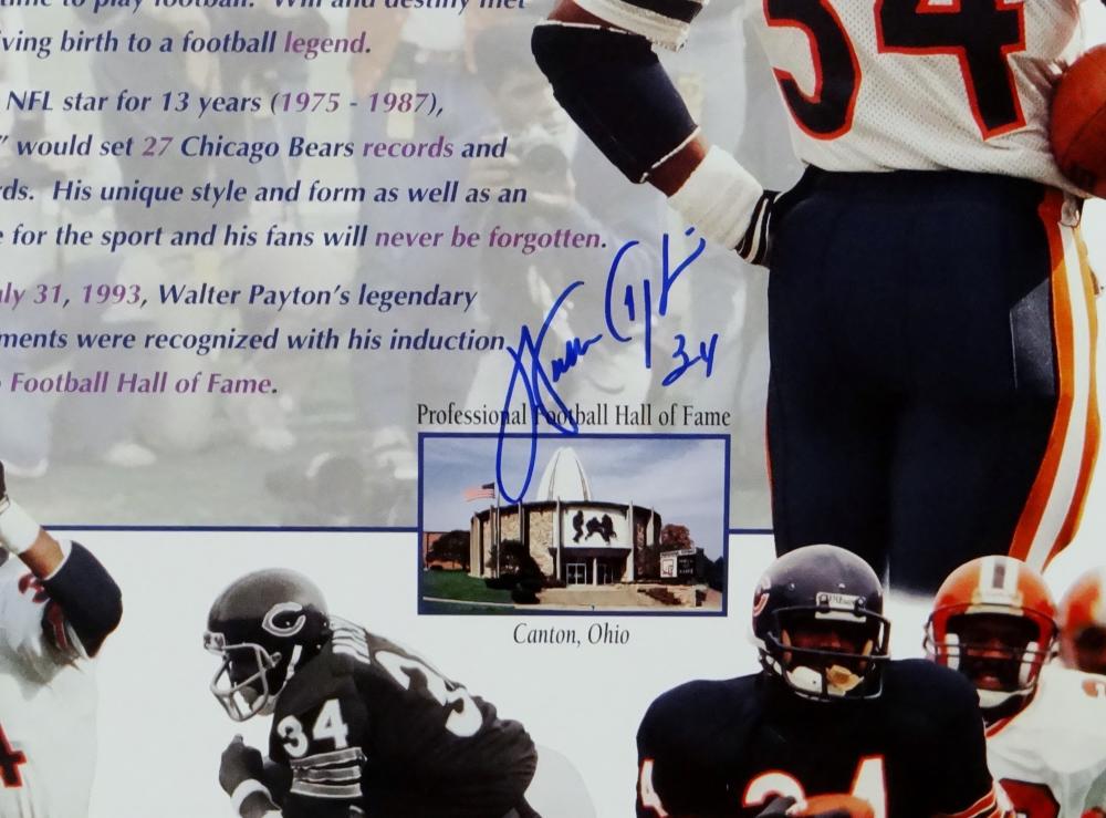 Autographed Signed Chicago Bears Legend Walter Payton NFL Football