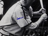 Stan Musial Autographed 16x20 B&W Batting Photo - PSA Auth