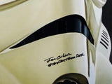 Joe Gibson Autographed 11x14 Mask Close Up Photo w/ Stormtrooper- JSA Auth *Black