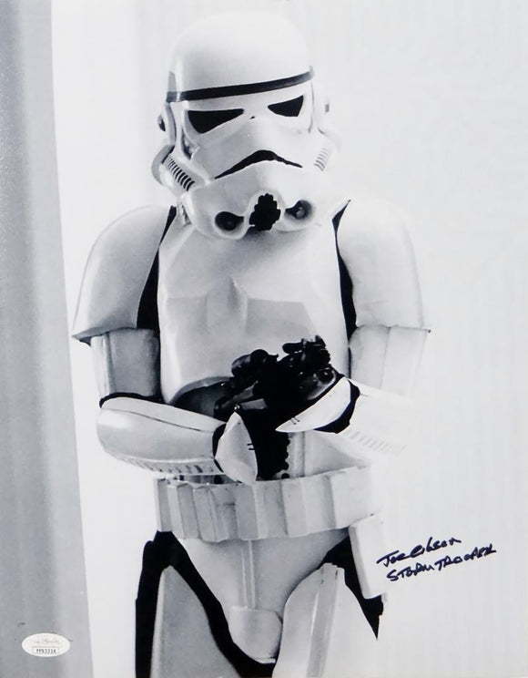 Joe Gibson Autographed 11x14 Photo From Movie w/ Stormtrooper - JSA Auth *Black
