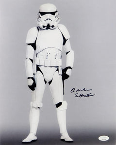 Chris Bunn Autographed Full Body 11x14 Photo w/ Stormtrooper - JSA Auth *Black