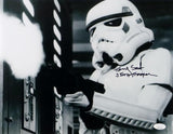 Tony Smith Autographed 11x14 Firing Gun Photo w/ Stormtrooper - JSA Auth *Black