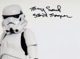 Tony Smith Autographed Sideways Full Body 11x14 Photo w/ Stormtrooper - JSA Auth *Black