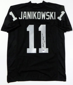 Sebastian Janikowski Autographed Black Pro Style Jersey - JSA Auth *R1