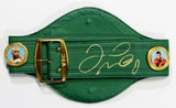 Floyd Mayweather Autographed Green WBC Boxing Belt - Beckett Auth *Gold