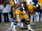 Vince Ferragamo Signed Los Angeles Rams 8x10 Looking To Pass Photo- JSA W Auth