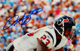 Arian Foster Autographed Texans 8x10 Bow In White Jersey Photo- JSA W Auth
