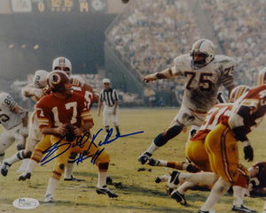 Bill Kilmer Autographed Washington Redskins 8x10 Against Dolphins Photo- JSA Auth